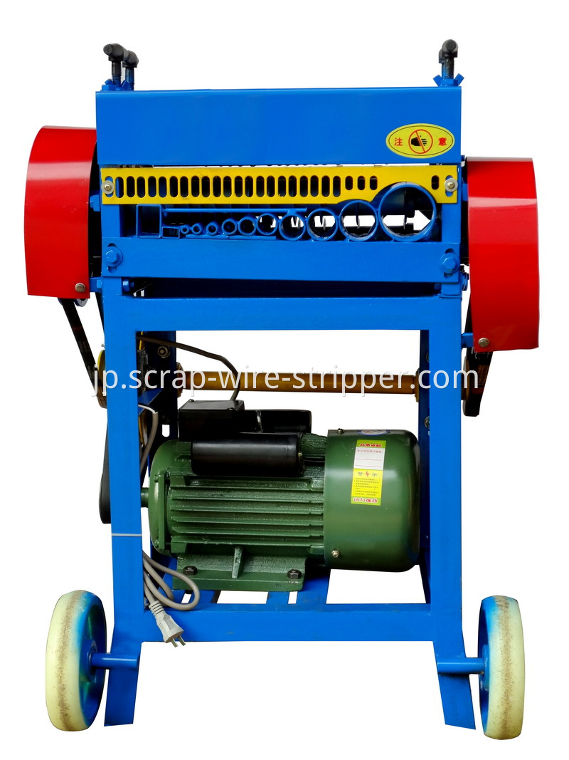 drill operated wire stripping machine